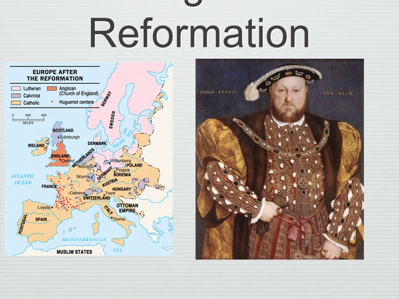 Impact of the english reformation and
